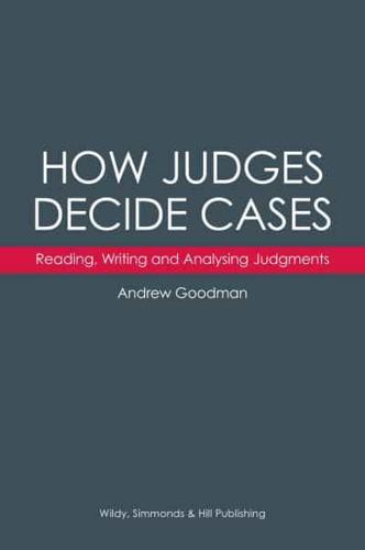 How Judges Decide Cases