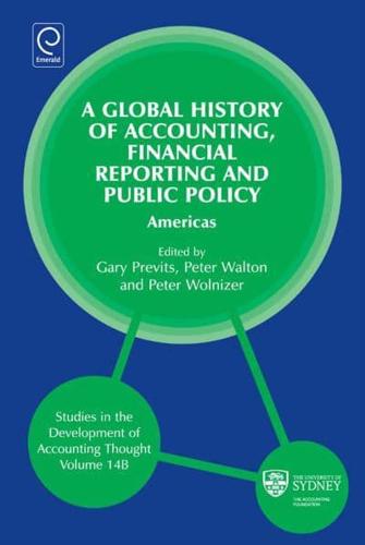 A Global History of Accounting, Financial Reporting and Public Policy