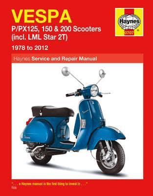 Vespa P/P125, 150 & 200 Scooters Service and Repair Manual