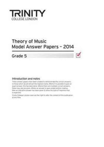 Trinity College London Music Theory Model Answers Paper (2014) Grade 5