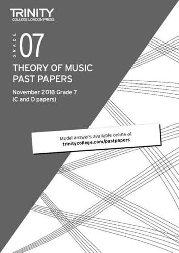 Trinity College London Theory of Music Past Papers (Nov 2018) Grade 7