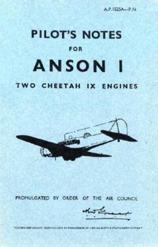 Pilot's Notes for Anson I