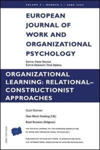 European Journal of Work and Organizational Psychology