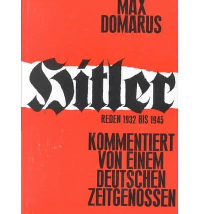 Hitler: Speeches and Proclamations 1932-1945. Vol 4