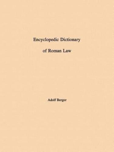 Encyclopedic Dictionary of Roman Law
