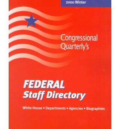 2000/Winter Federal Staff Directory