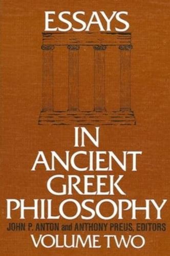 Essays in Ancient Greek Philosophy II