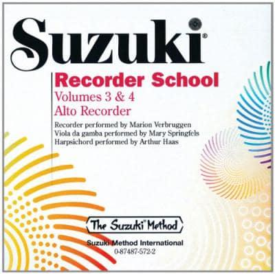 Suzuki Recorder School (Alto Recorder), Vol 3 & 4