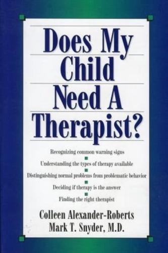 Does My Child Need a Therapist?