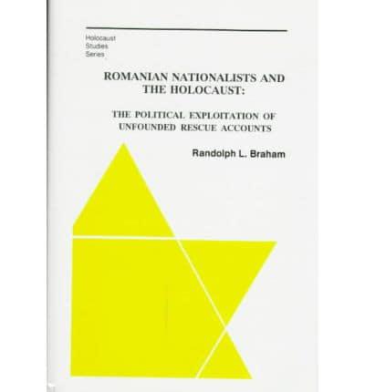 Romanian Nationalists and the Holocaust