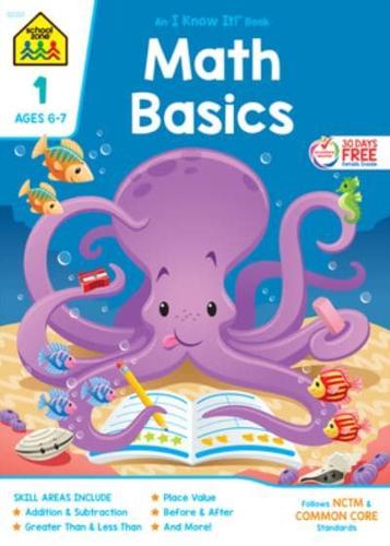 School Zone Math Basics Grade 1 Workbook