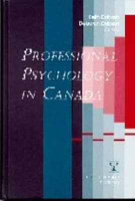 Professional Psychology in Canada
