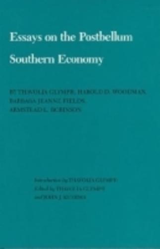 Essays on the Postbellum Southern Economy