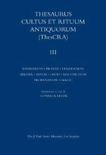 Thesaurus Cultus Et Rituum Antiquorum. Vol. 3