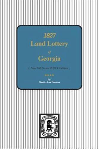 1827 Land Lottery of Georgia