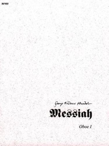 Messiah - Oboe I