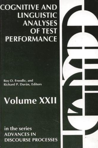 Cognitive and Linguistic: Analyses of Test Performance