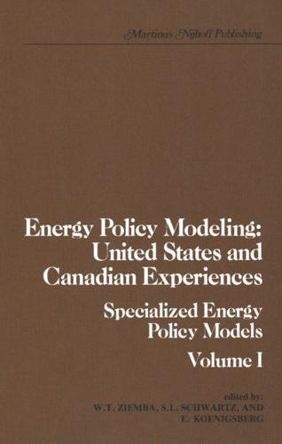 Energy Policy Modeling