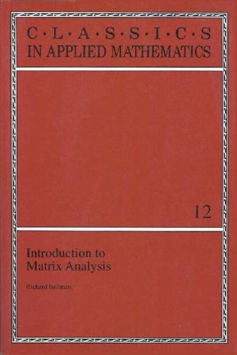 Introduction to Matrix Analysis