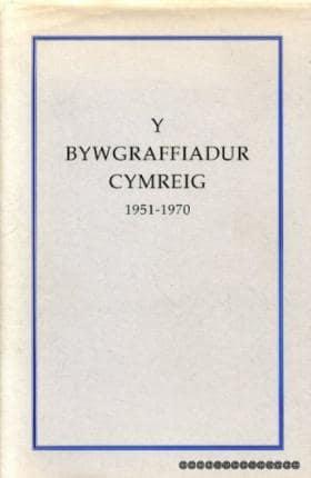 Y Bywgraffiadur Cymreig, 1951-1970