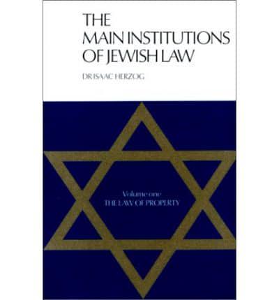 Main Institutions of Jewish Law