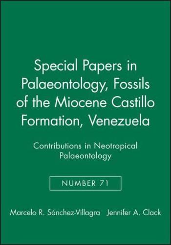 Fossils of the Miocene Castillo Formation, Venezuela