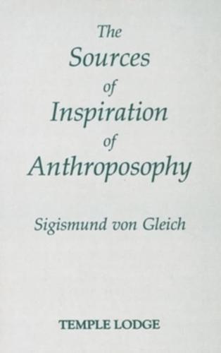 Sources of Inspiration of Anthroposophy