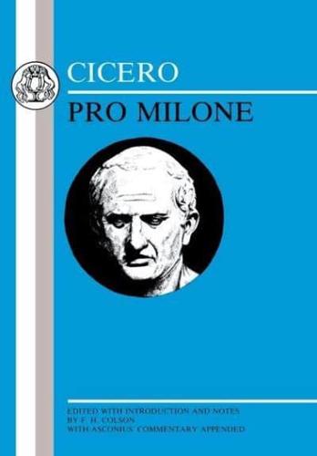 Cicero: Pro Milone