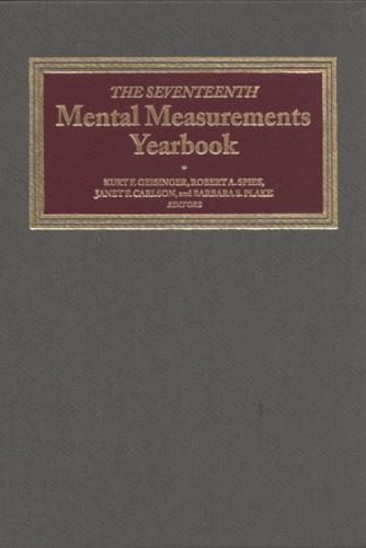 The Seventeenth Mental Measurements Yearbook