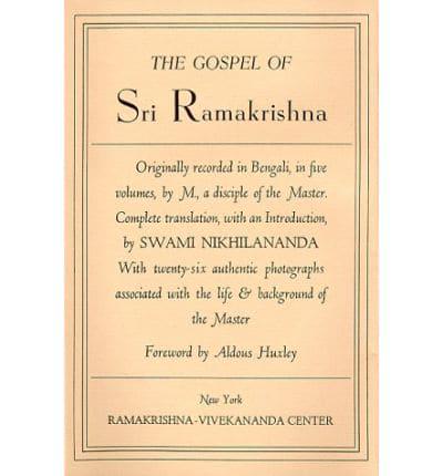 The Gospel of Sri Ramakrishna