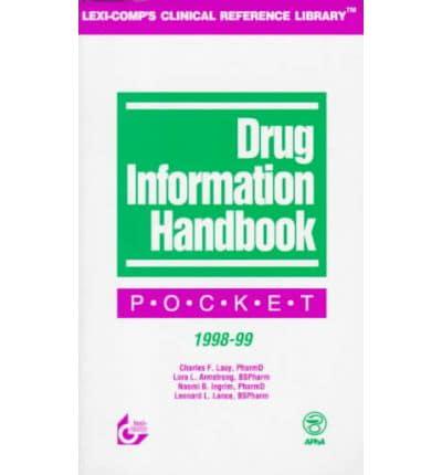 Drug Info Hd/Bk-Pocket 3rd