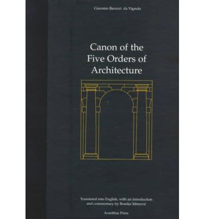 Canon of the Five Orders of Architecture