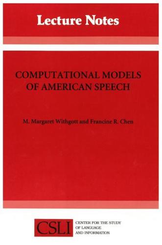 Computational Models of American Speech