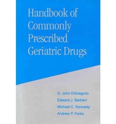 Handbook of Commonly Prescribed Ocular Drugs