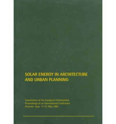 Solar Energy in Architecture and Urban Planning
