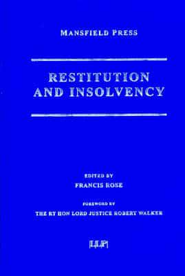 Restitution and Insolvency
