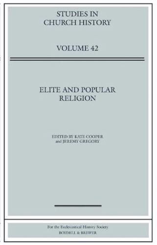 Elite and Popular Religion