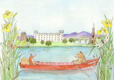 Bear in a Boat in the Borders