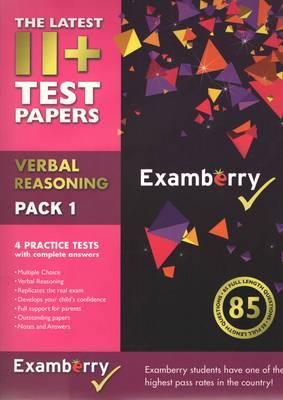 11+ Test Papers - Verbal Reasoning Pack 1