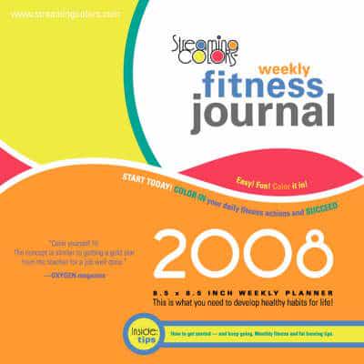 Streaming Colors Fitness Journal 2008 Weekly Planner