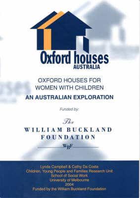 Oxford Houses for Women With Children