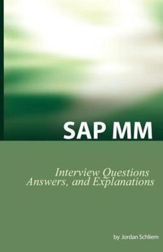 SAP MM Certification and Interview Questions