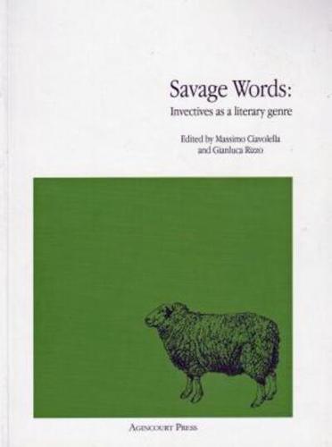 Savage Words: Invectives as a Literary Genre