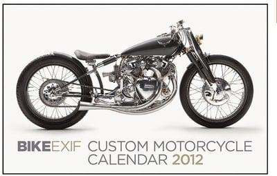 Biker EXIF Custom Motorcycles Calendar 2013