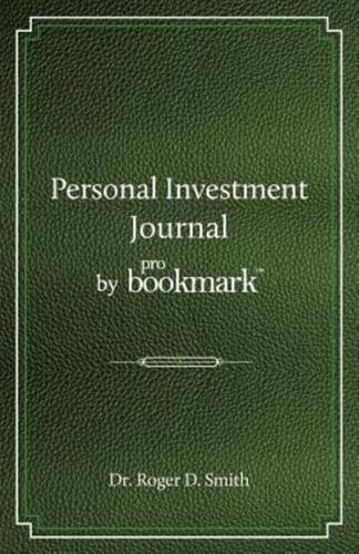 Personal Investment Journal by proBookmark