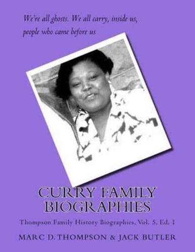 Curry Family Biographies