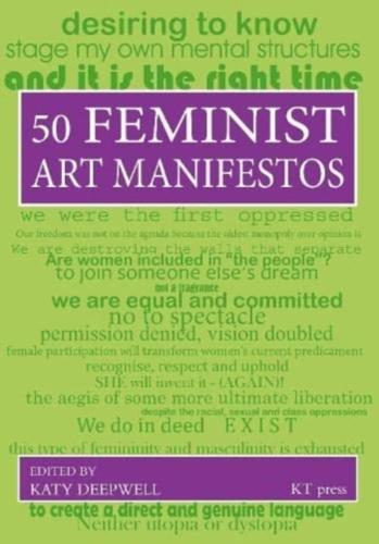 50 Feminist Art Manifestos