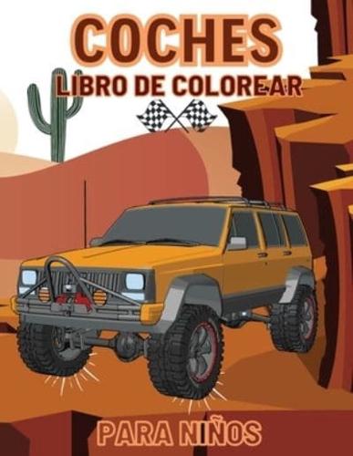 Coches Libro De Colorear Para Niños