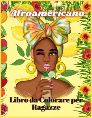 Afroamericano Libro Da Colorare Per Ragazze
