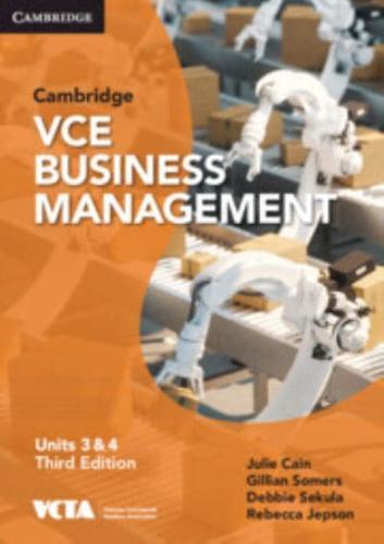 Cambridge VCE Business Management Units 3&4 Online Teaching Suite Code
